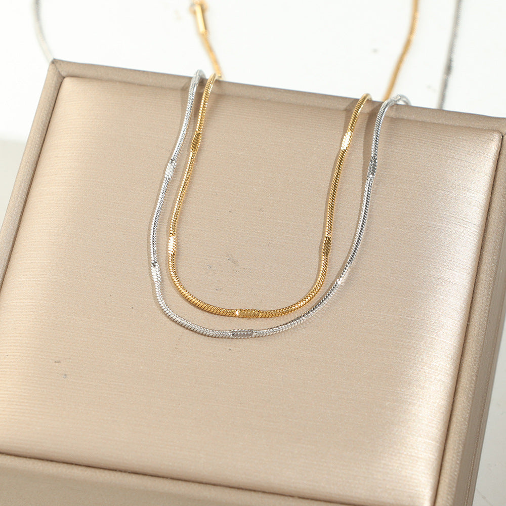 Damen Sleek verstellbare Ketten Halskette Shop Nory