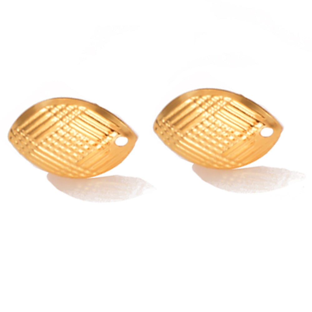 Damen Ohrstecker mit modernem diamantierten Design Shop Nory