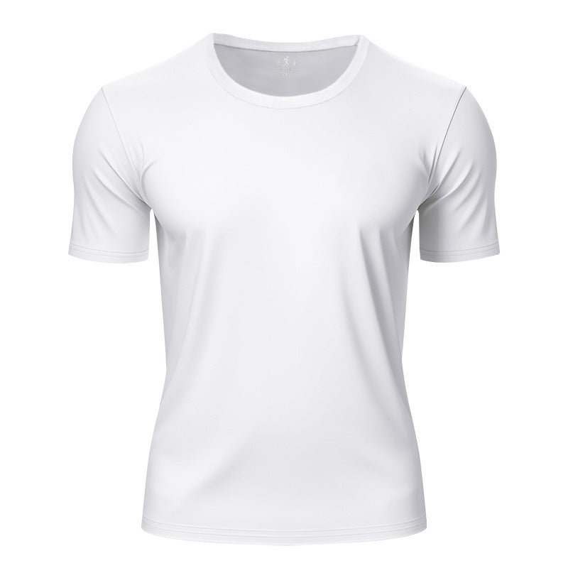 Herren nan leichtes Kurzarm-Funktionsshirt mit Rundhalsausschnitt schnelltrocknendem StretchgewShopnorye und flachen Nähten