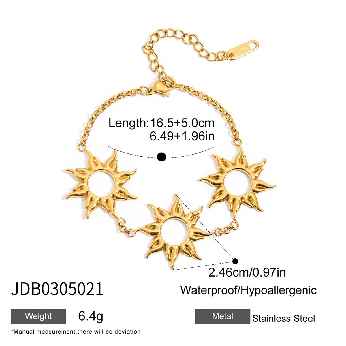 Damen Ohrhänger mit sonnenschein-inspiriertem Design aus hypoallergenem und rostfreiem Edelstahl Shop Nory