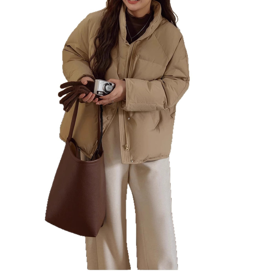 Damen Modische Übergangsjacke mit hoher Kragen Shop Nory