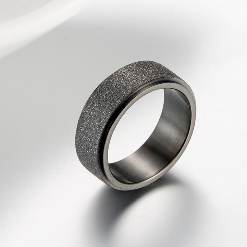 Herren Ring mit mattierter Oberfläche und eleganter Struktur Shop Nory