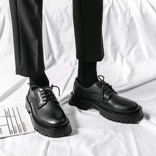 Herren Elegante Schnürschuhe mit stabiler Profilsohle und klassischem Design