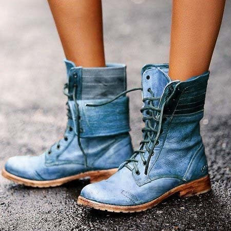 Stylische Vegan Lederstiefel