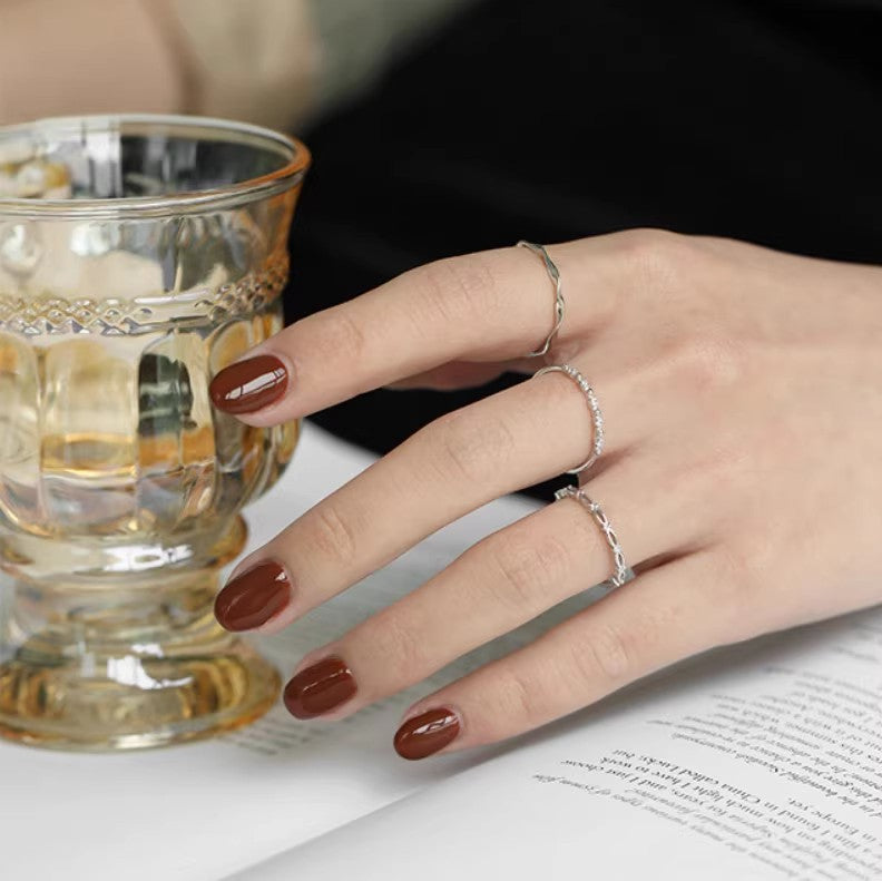 Damen zierlicher Zirkonia-Ring mit schimmernden Akzenten Shop Nory