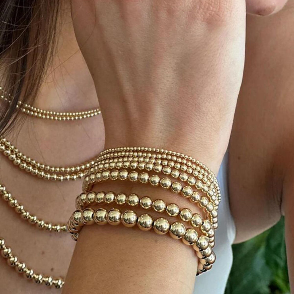 Damen Armband-Set mit stilvollen geometrischen und glänzenden Elementen Shop Nory