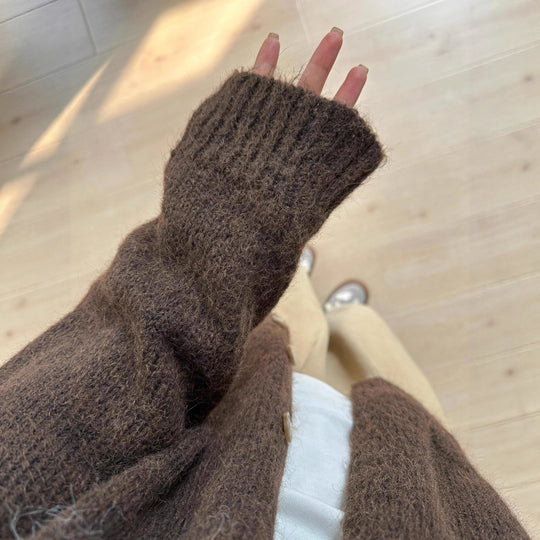 Damen Kuschelige Strickjacke Shop Nory