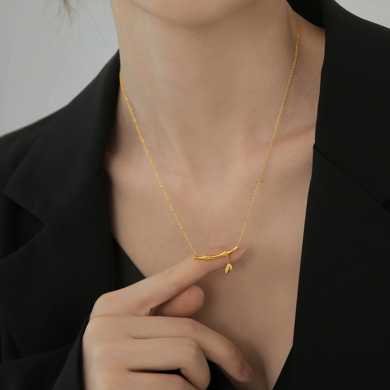 Frauen Elegante Gold Statement Halskette Shop Nory