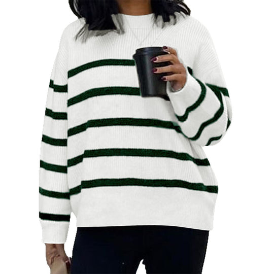 Damen nan oversized Mohair-Strickpullover mit weitem Carmen-Boat-Ausschnitt und flauschiger Struktur Shop Nory