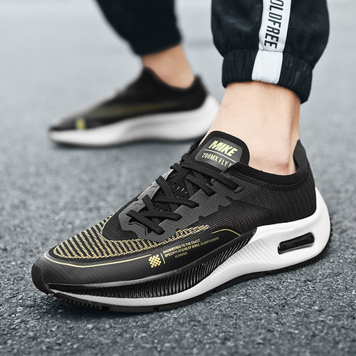 Damen leichte Dämpfungs-Laufschuhe mit Hohlkammer-Zwischensohle und nahtlosem Strickschaft Shop Nory