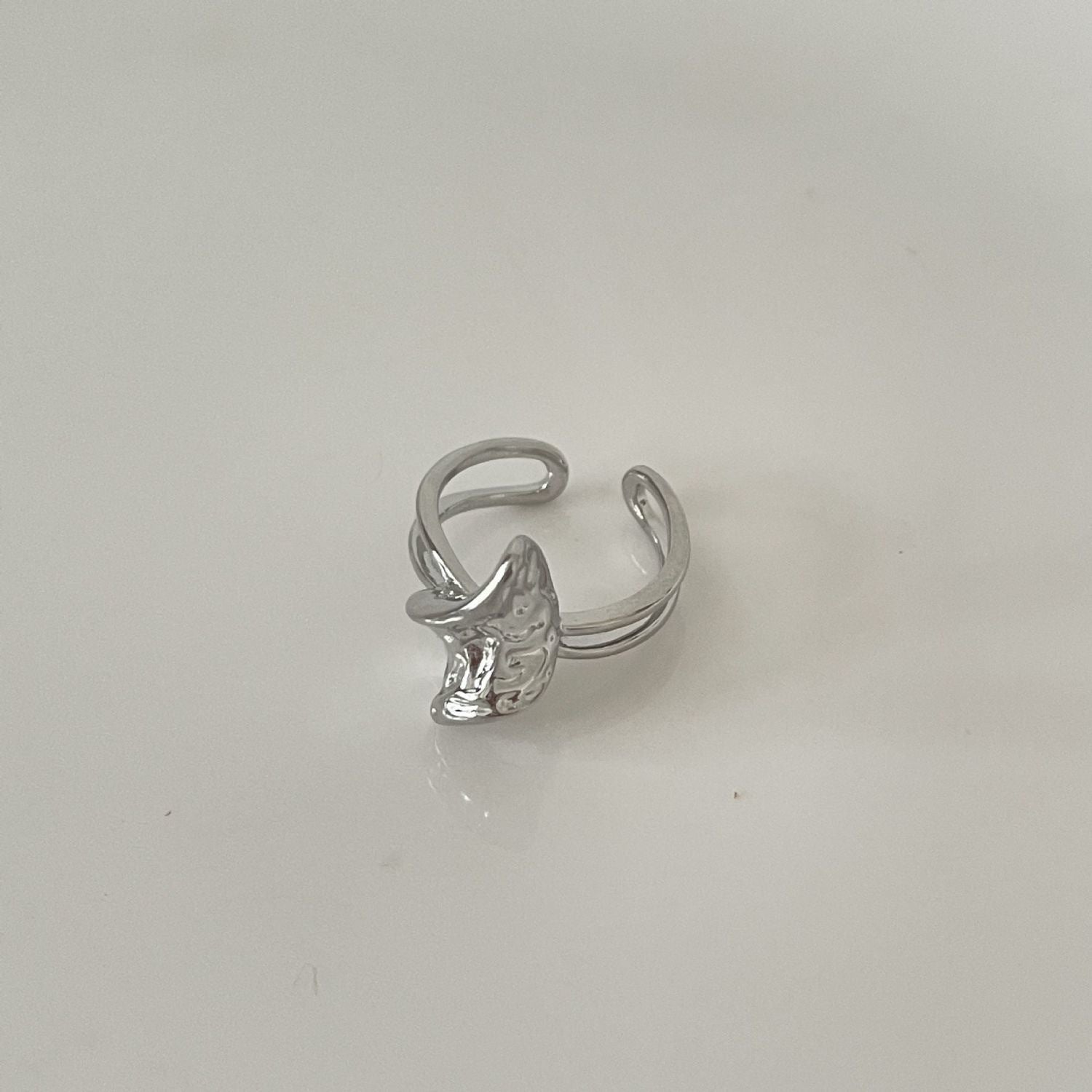 Damen Offener Ring mit kunstvollem, skulpturalem Design Shop Nory