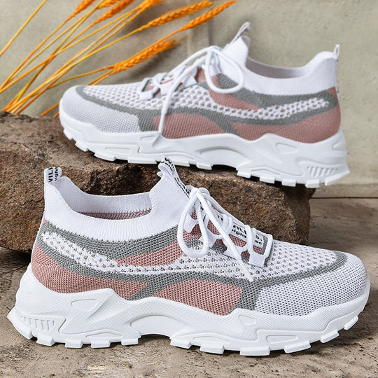 Herren nan gestrickter Sockensneaker mit elastischem Schlupfdesign und profiliertem Trail-Plateau Shop Nory