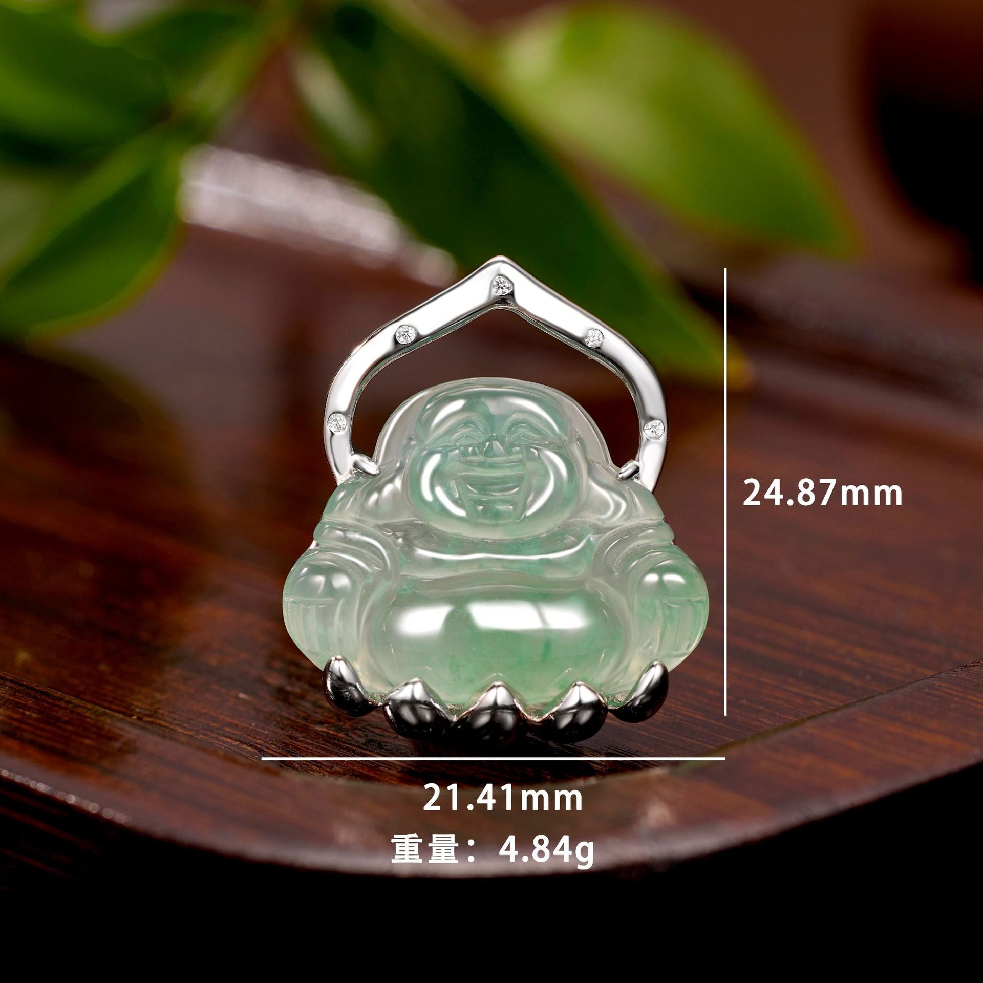 Damen Anhänger mit kunstvollem Buddha-Motiv und detaillierter Zirkonia-Verzierung Shop Nory