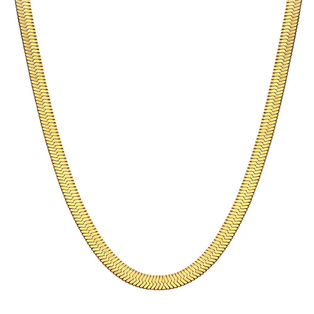 Damen Halskette aus hochwertigem Edelstahl mit elegantem Zopfmuster Shop Nory