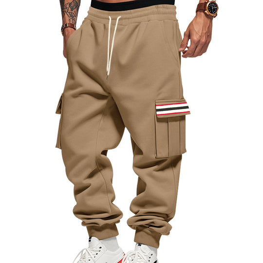 Herren Cargo-Jogginghose mit Mehrfachtaschen und Kordelzug Shop Nory