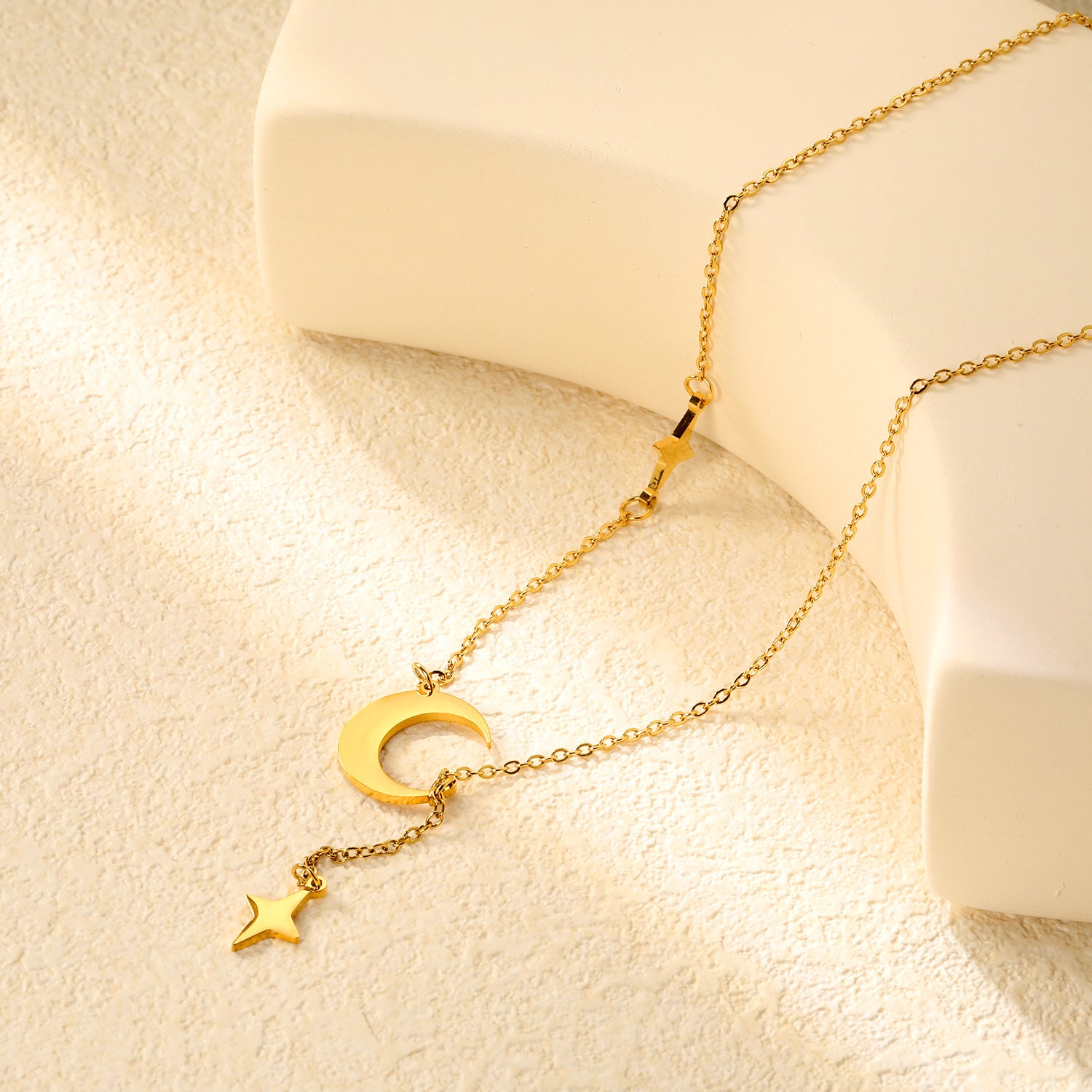 Damen Halskette mit herzförmigen Anhängern und verstellbarem Kettendesign Shop Nory
