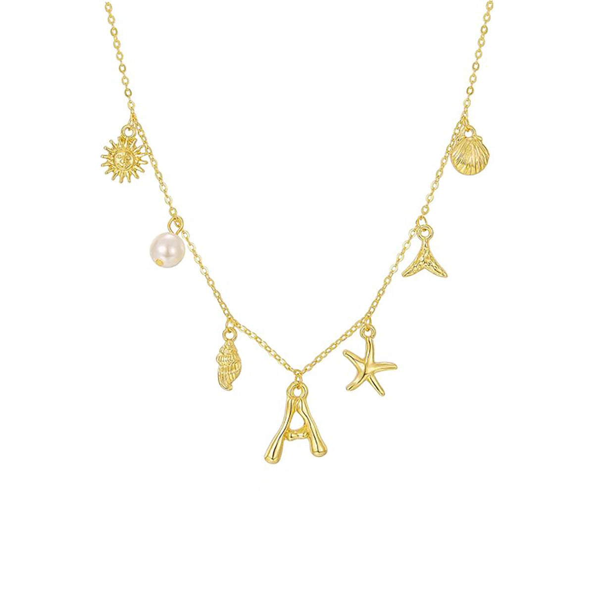 Damen Geschichtete Hochwertige Schmuckkette mit maritimem Charme Shop Nory
