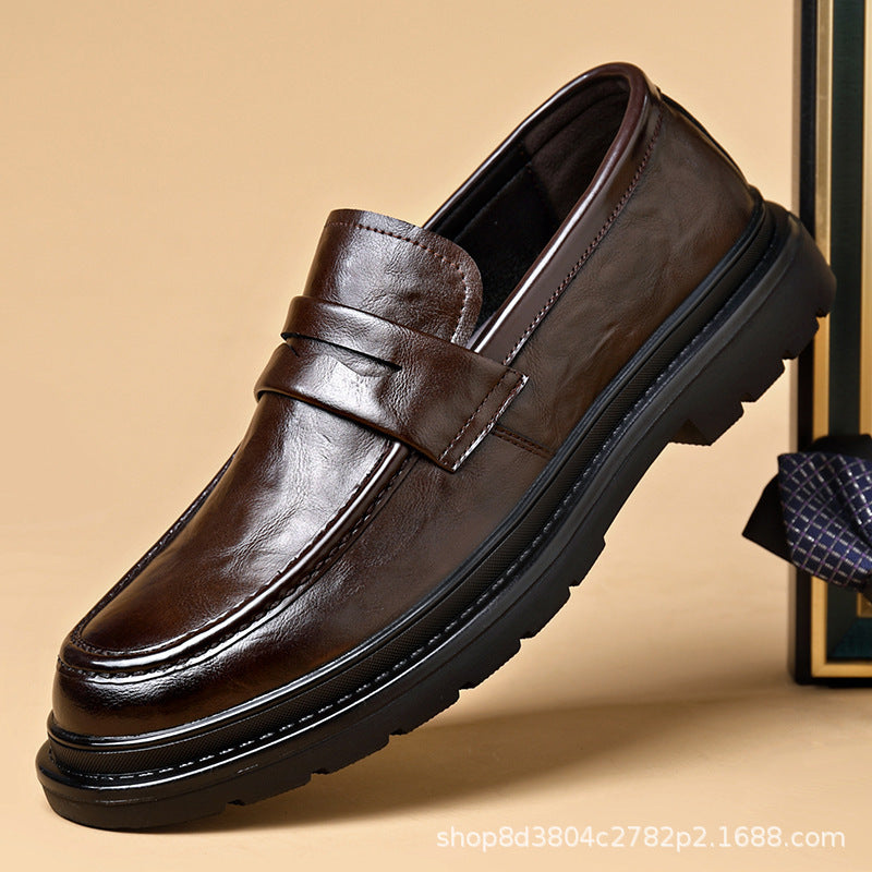 Herren Elegante Leder Mokassins mit rutschfester Sohle und komfortablem Innenfutter
