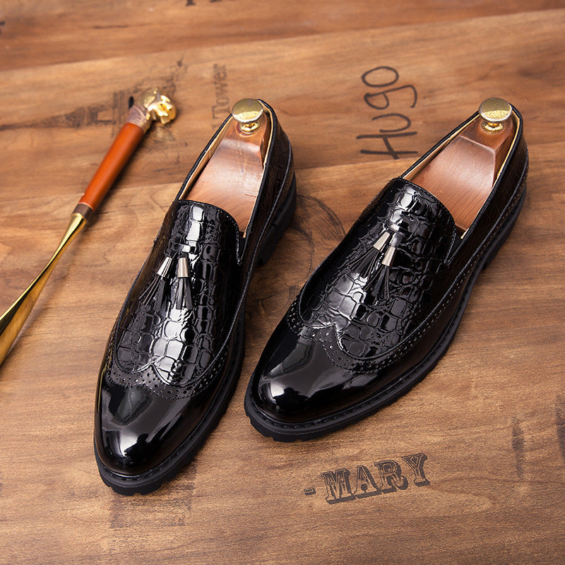 Herren Mokassins mit eleganter Quaste und hochwertigem Leder Shopnory