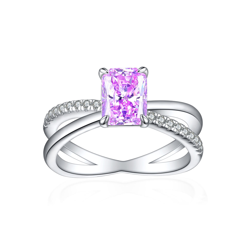 Damenring mit elegantem Kupfer-Zirkonia und filigranem Design Shop Nory