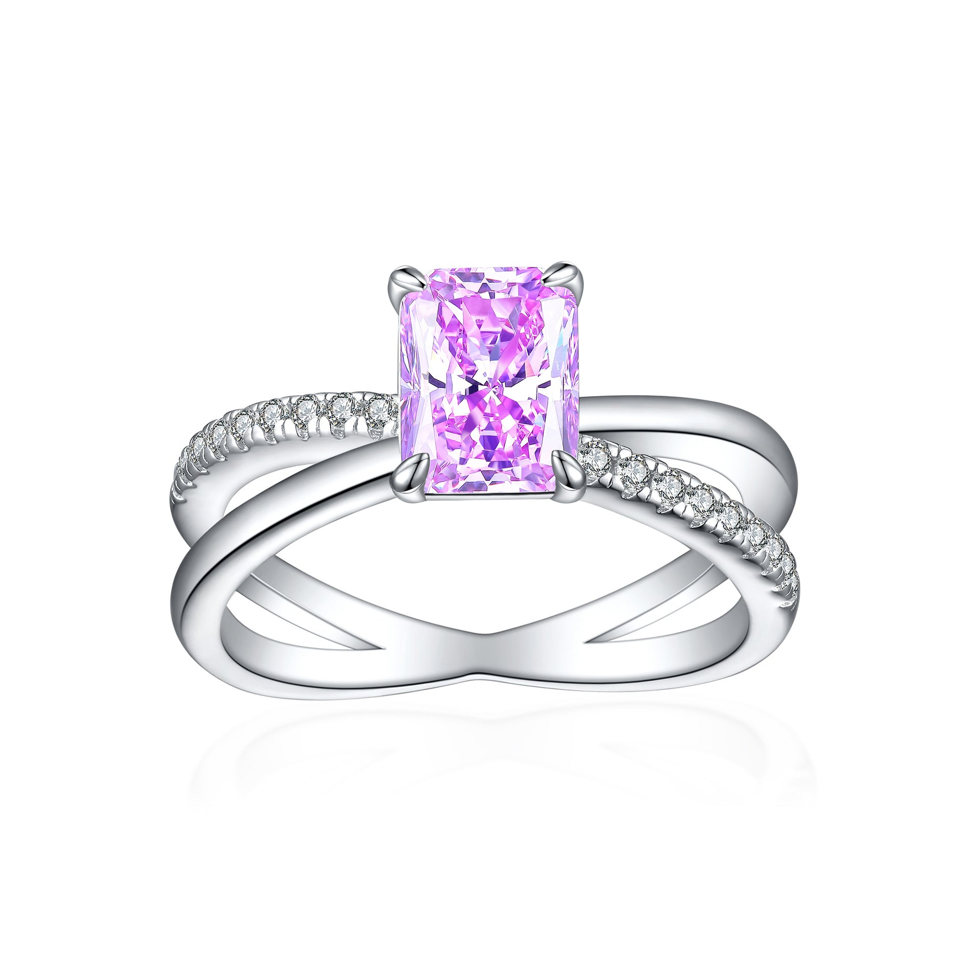 Damenring mit elegantem Kupfer-Zirkonia und filigranem Design Shop Nory