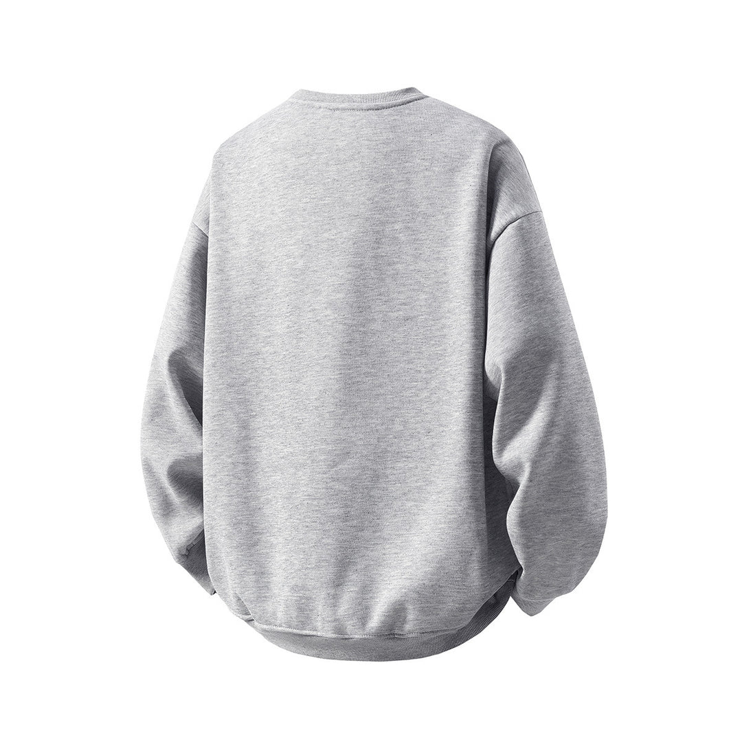 Unisex Oversized Rundhals-Sweatshirt aus French-Terry mit überschnittener Schulter Shop Nory