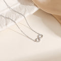 Frauen Sparkling Infinity Anhänger Halskette Shop Nory