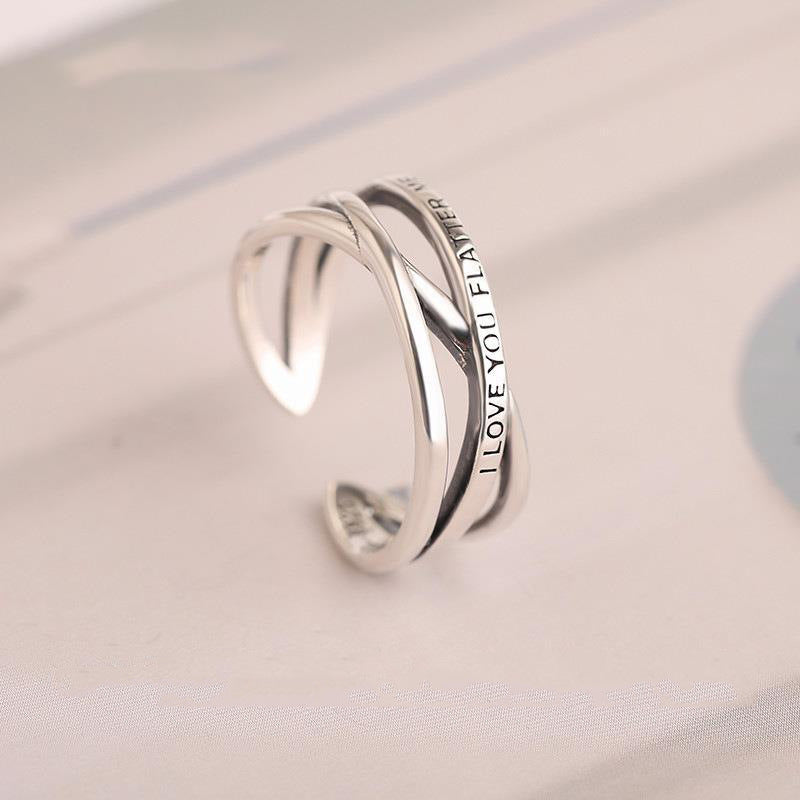 Damen modischer verstellbarer Ring Shop Nory