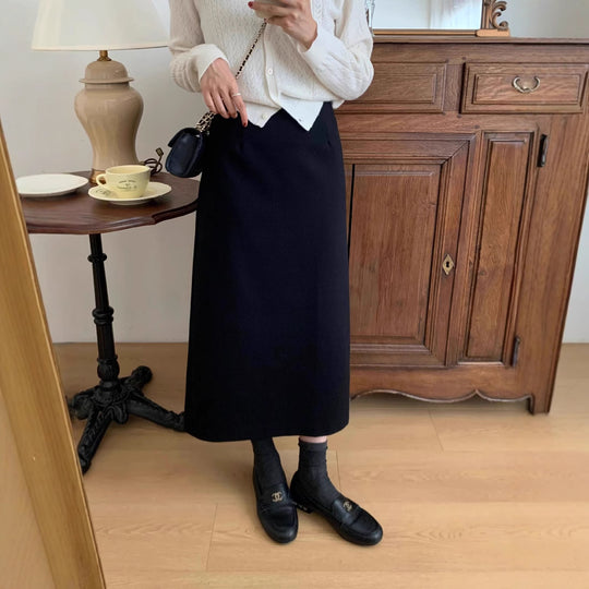 Damen Eleganter Maxi-Rock mit hohem Bund und zeitlosem Schnitt Shop Nory