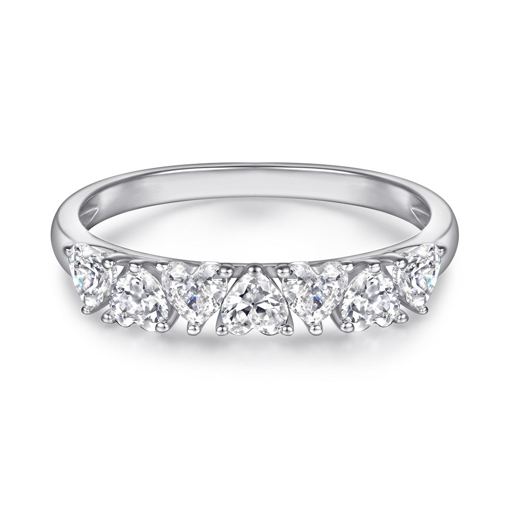 Damen Verlobungsring mit strahlendem Solitär und kunstvollem Zirkonia-Besatz Shop Nory