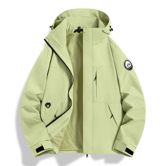 Damen Wasserfeste technische Kapuzenjacke mit verschweißten Nähten und verstellbaren Bündchen Shop Nory