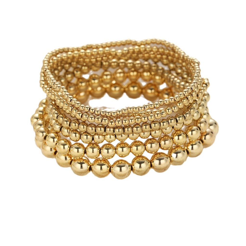 Damen Armband-Set mit stilvollen geometrischen und glänzenden Elementen Shop Nory