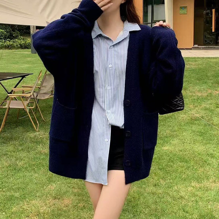 Damen Bequemer Oversized Cardigan Shop Nory