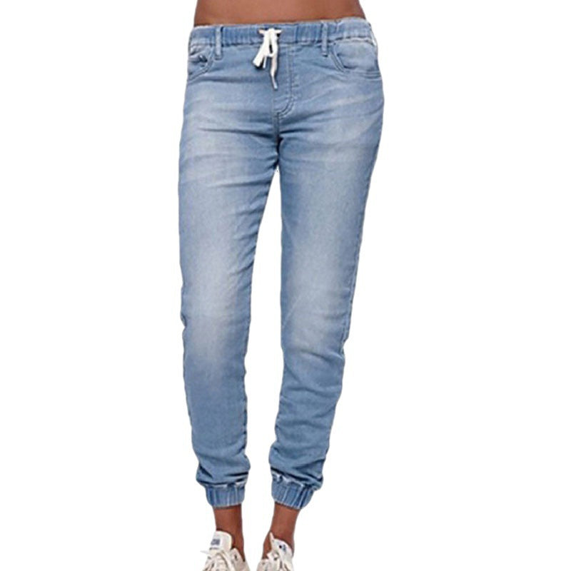 Damen Joggingjeans mit elastischem Bund und praktischen Taschen
