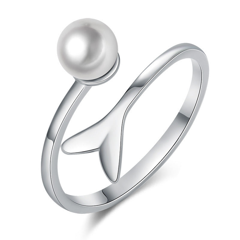 Damenring mit kunstvollem Mond- und Edelstein-Design Shop Nory