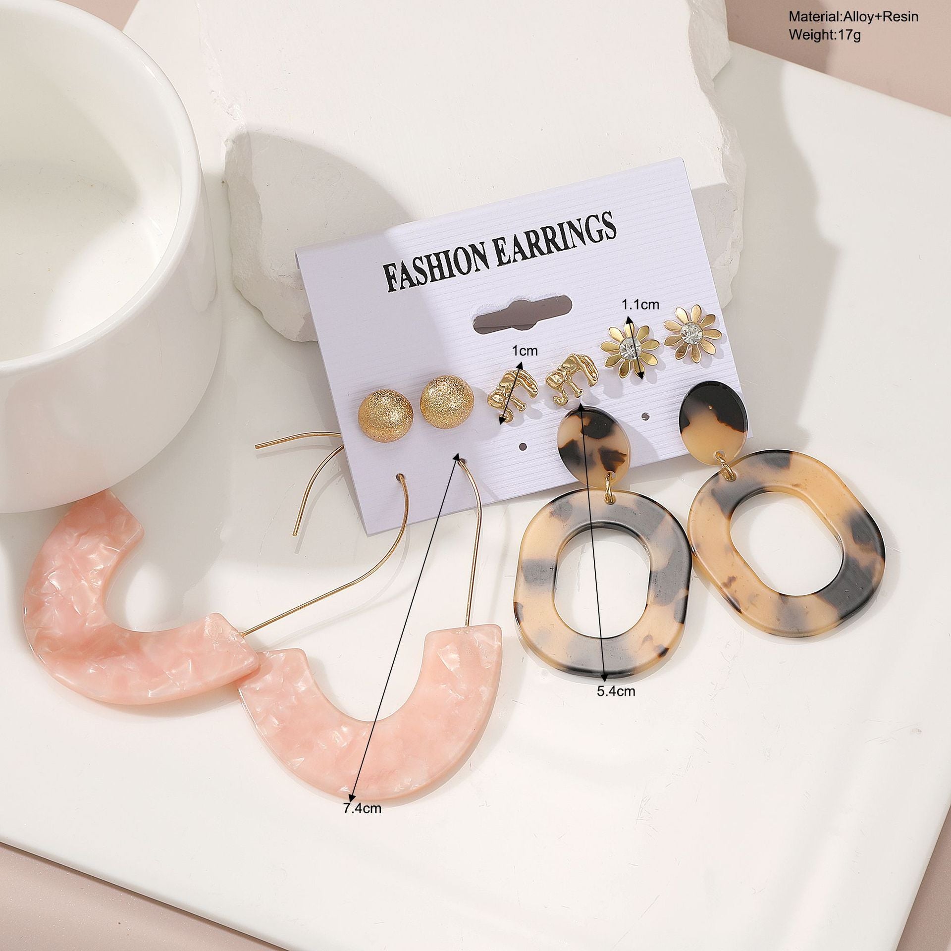 Damen Ohrring Set mit verschiedenen modernen Designs Shop Nory