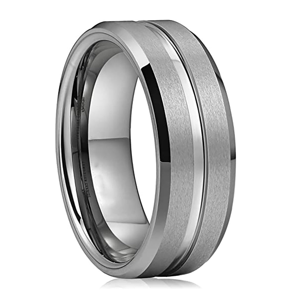 Herren Ring mit modernem zweifarbigen Oberflächenfinish Shop Nory