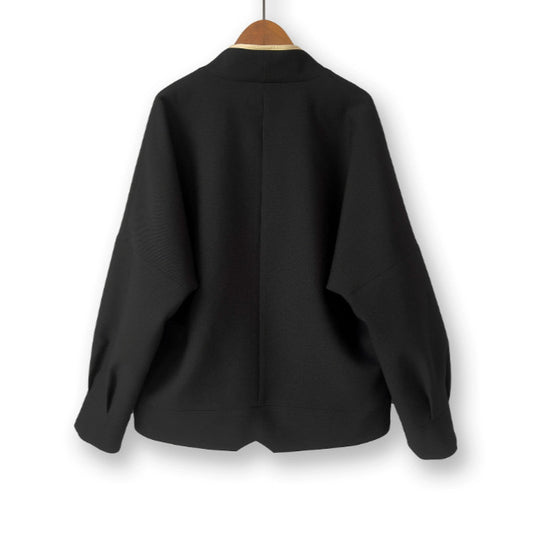 Damen Modische Blazerjacke mit eleganter Paspel Shop Nory