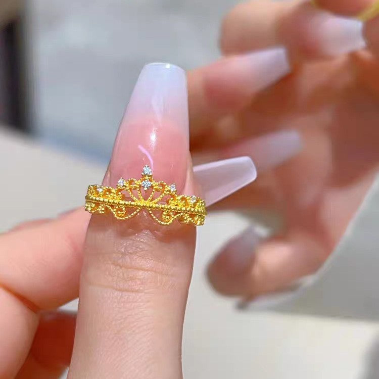 Damen Eleganter Krone-Stil Verstellbarer Ring Shop Nory