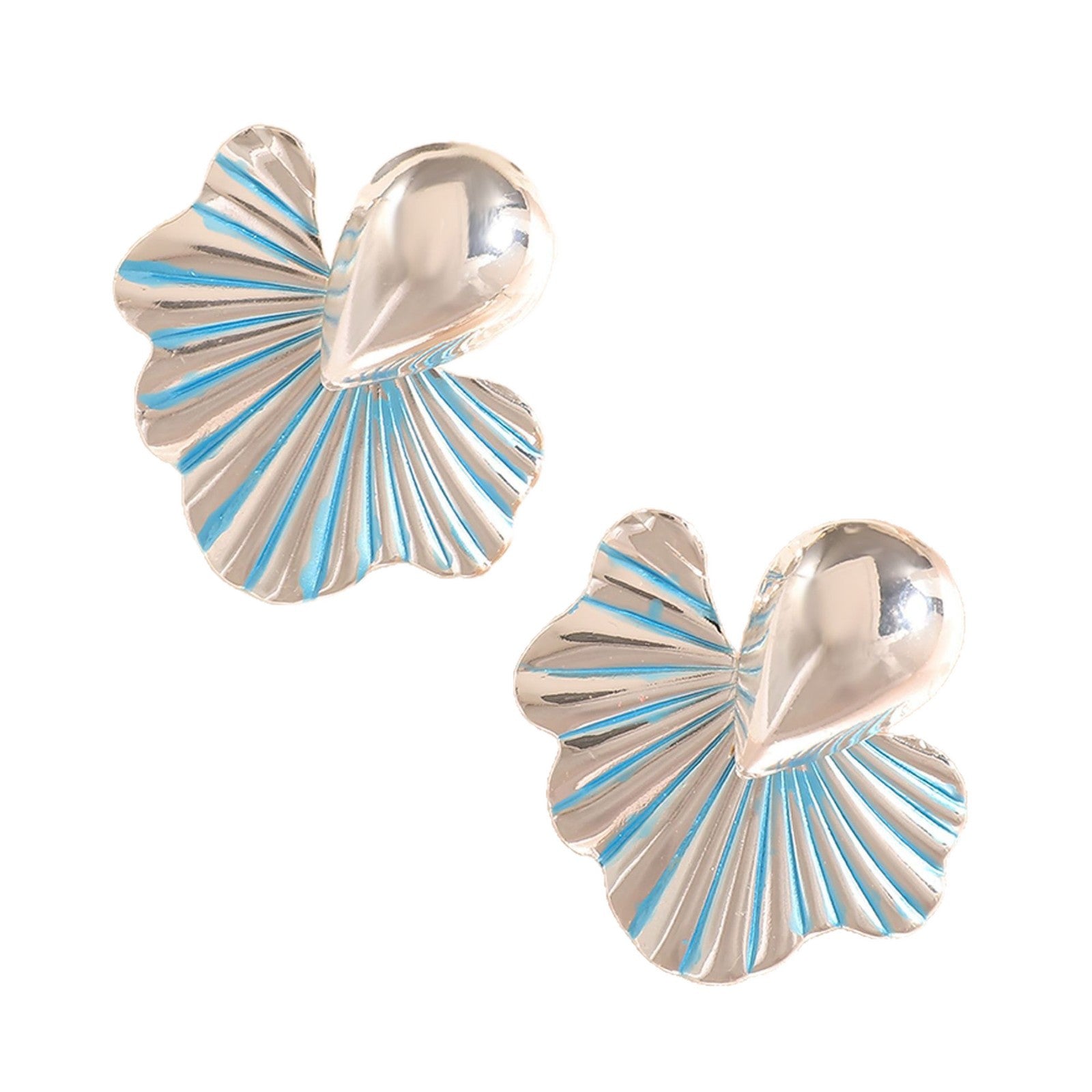 Damen Ohrringe im eleganten Blattdesign mit kunstvollen Details Shop Nory
