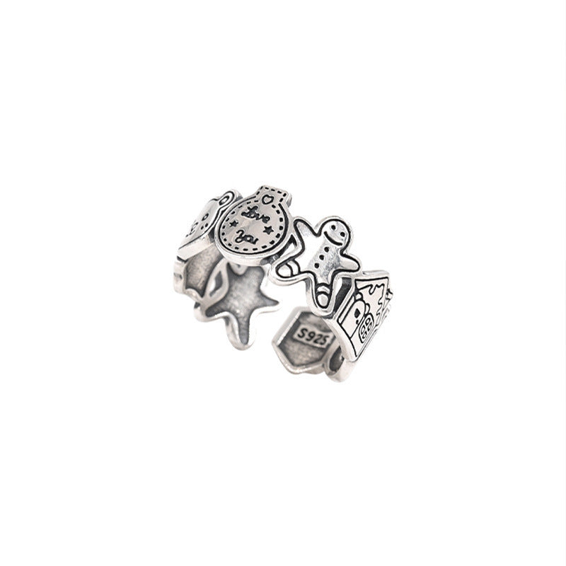 Damen Designring mit kunstvollem Motiv Shop Nory