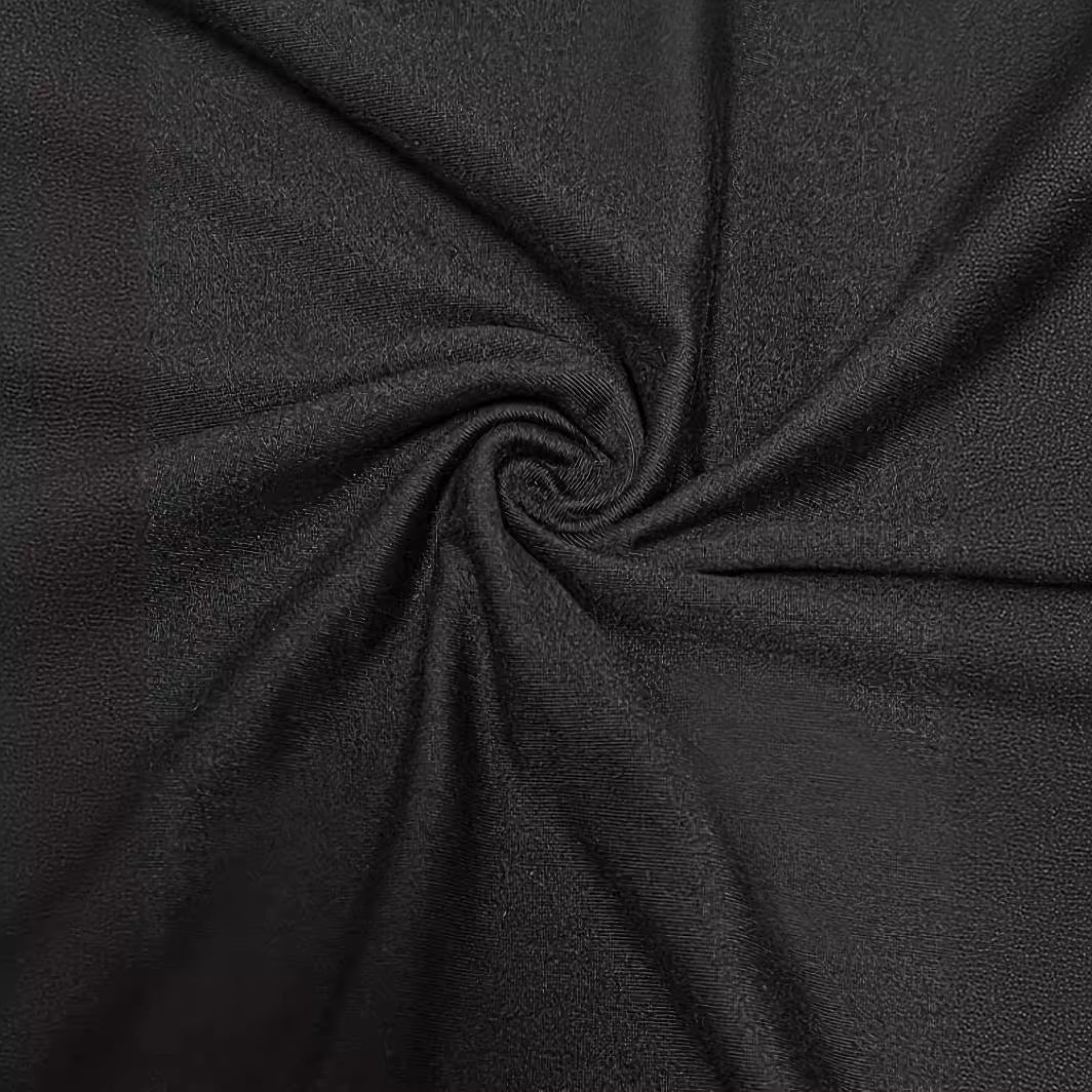 Damen Elegantes Maxikleid mit Raffungen und Rundhalsausschnitt