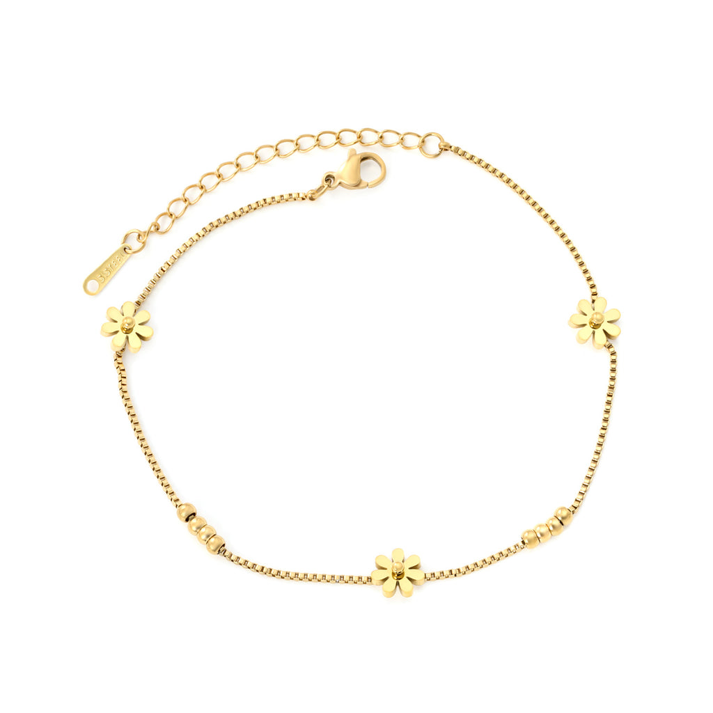 Damen zarte Armband mit stilvoller Blumenverzierung Shop Nory