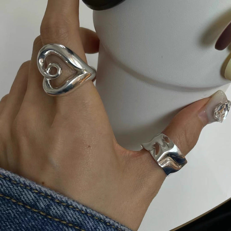 Damen Stilvoller Ring mit geschwungenem Design Shop Nory