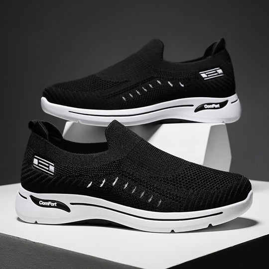 Damen nan ultraleichter gestrickter Slip-On Walking-Sneaker mit nahtlosem Sockenschaft und dämpfender EVA-Comfort-Zwischensohle Shop Nory