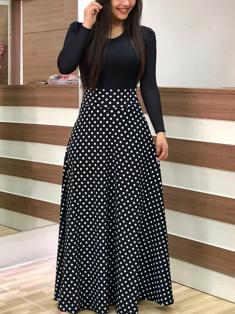 Damen Fließender Maxirock mit hoher Taille und großem Blumenprint Shop Nory