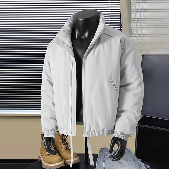 Herren Thermo‑isolierte Kurzblouson‑Jacke mit Stehkragen und Tunnelzugbund Shop Nory