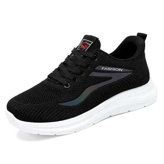 Damen nan ultraleichter Strick-Fitness-Sneaker mit nahtlosem Atmungsnetz, stoßdämpfender EVA-Wabenlaufsohle und verstärkter Zehenkappe Shop Nory