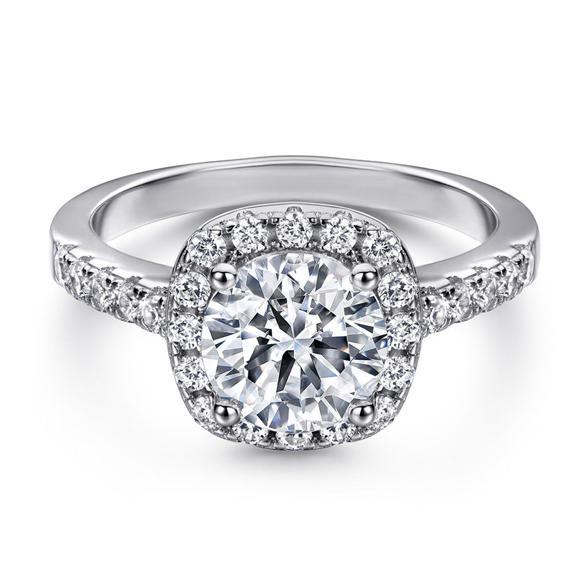 Damenkette mit funkelndem Kristallanhänger und eleganter Zirkonia-Verzierung Shop Nory