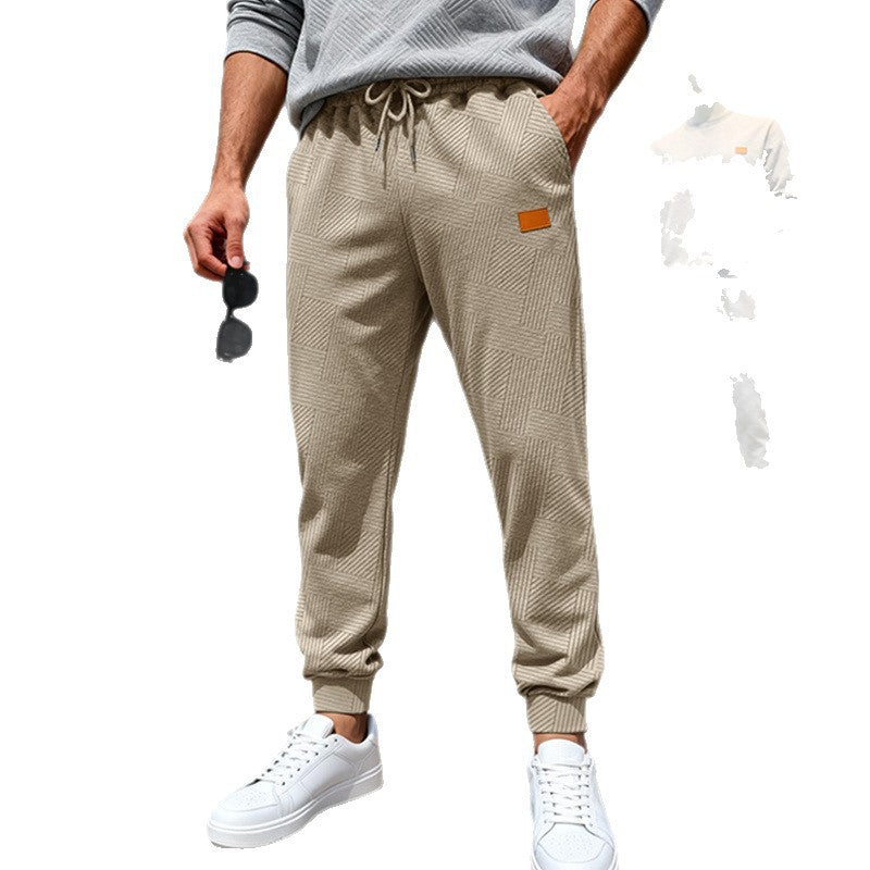 Herren Stepp-Jogginghose mit geometrischem Strukturmuster Shop Nory